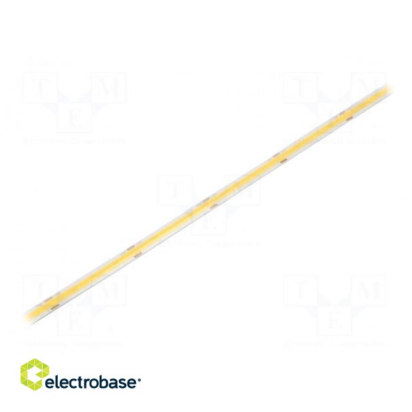 COB LED tape | white neutral | 24V | LED/m: 320 | 8mm | IP65 | 8W/m