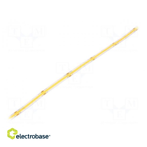 COB LED tape | white warm | 12V | LED/m: 320 | 8mm | IP20 | 8W/m | bendable