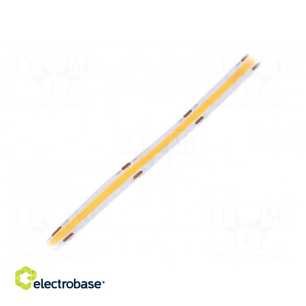 COB LED tape | white warm | 24V | LED/m: 480 | 10mm | IP20 | 180° | 12W/m