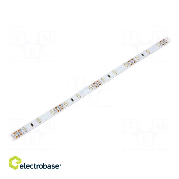 LED tape | blue | 3528 | 12V | LED/m: 60 | 8mm | brown PCB | 120° | 4.8W/m