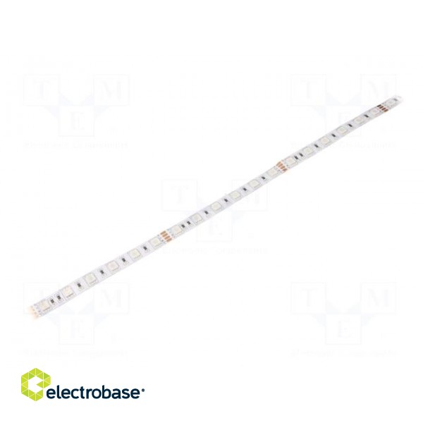 LED tape | RGB | 24V | LED/m: 60 | W: 10mm | 120° | IP20 | 14.4W/m | Thk: 2mm