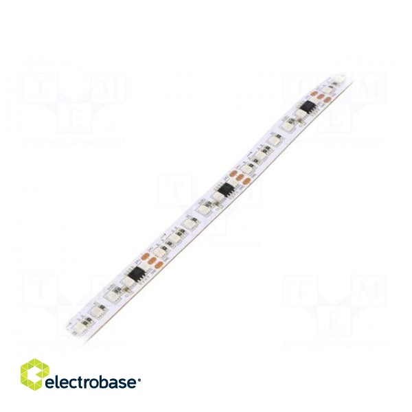 LED tape | RGB | 2835 | 24V | LED/m: 120 | 10mm | white PCB | IP20 | 120°