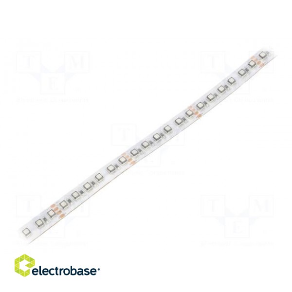 LED tape | RGB | 3535 | 24V | LED/m: 120 | 10mm | white PCB | IP65 | 18W/m