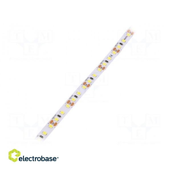 LED tape | white | 2835 | 12V | LED/m: 120 | 8mm | IP33 | 120° | 9.6W/m
