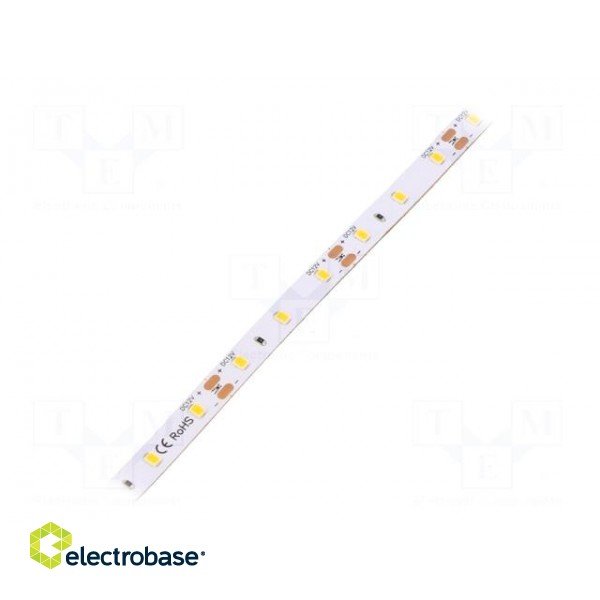 LED tape | white | 2835 | 12V | LED/m: 60 | 8mm | IP33 | 120° | 6W/m