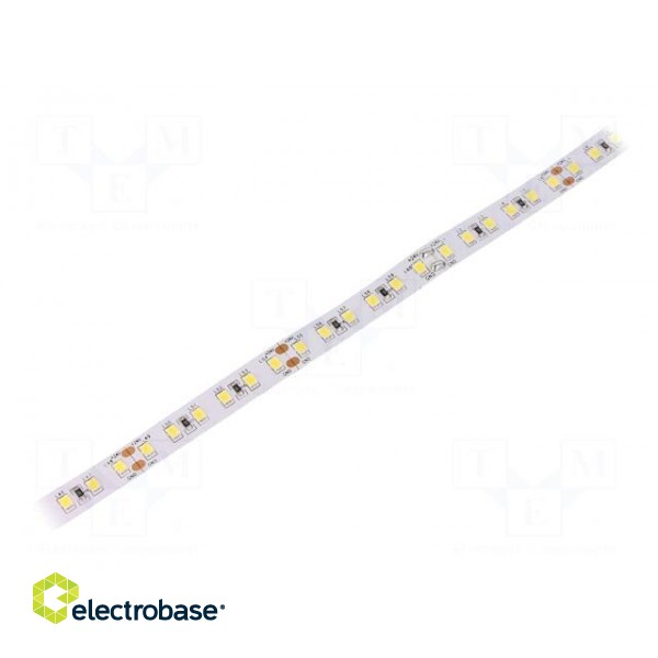 LED tape | white cold | 2835 | 24V | LED/m: 120 | 10mm | white PCB | IP20