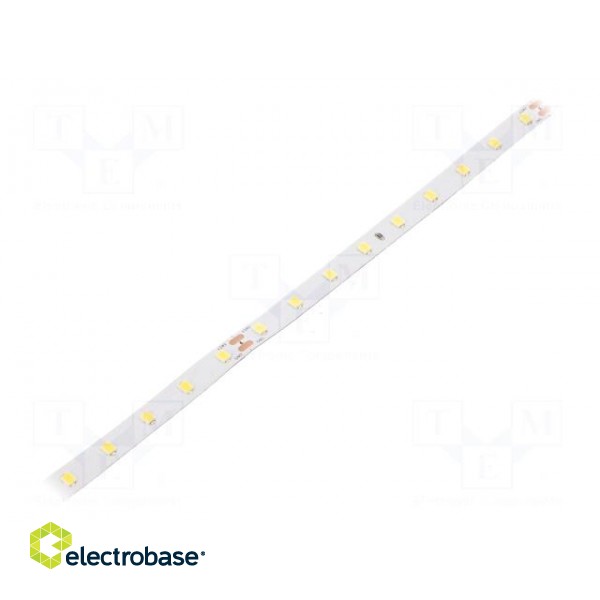LED tape | white cold | 2835 | 24V | LED/m: 72 | 8mm | white PCB | IP20