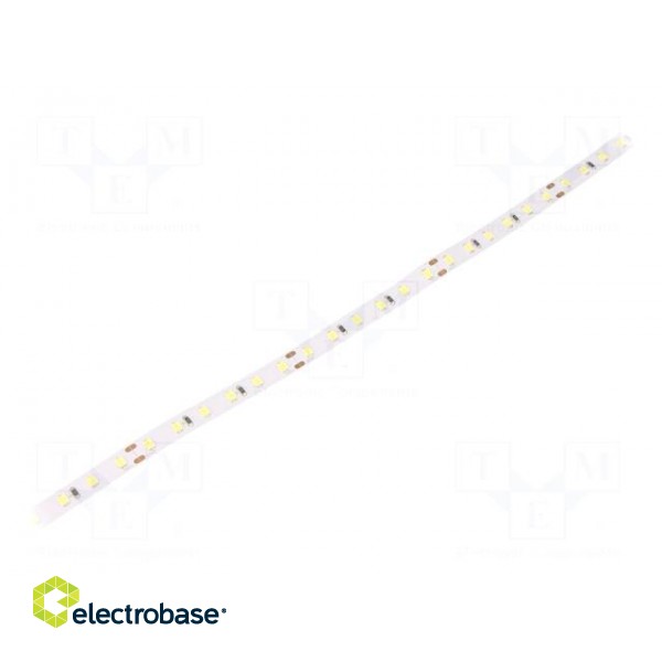 LED tape | white cold | 2835 | 24V | LED/m: 96 | W: 8mm | 120° | IP20 | 8W/m