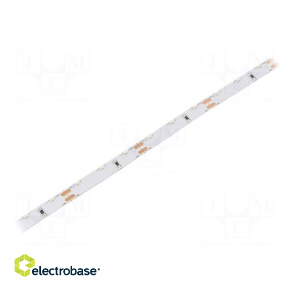 LED tape | white cold | 335 | 12V | LED/m: 60 | 8mm | IP20 | 4.8W/m | angular