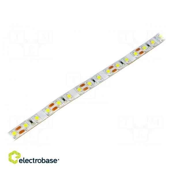 LED tape | white cold | 3528 | 12V | LED/m: 96 | W: 10mm | 120° | IP67