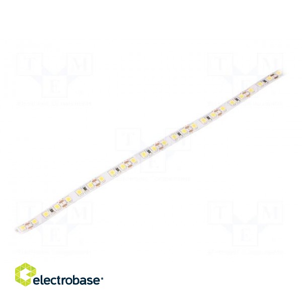 LED tape | white neutral | 12V | LED/m: 120 | 8mm | IP20 | 120° | 9.6W/m