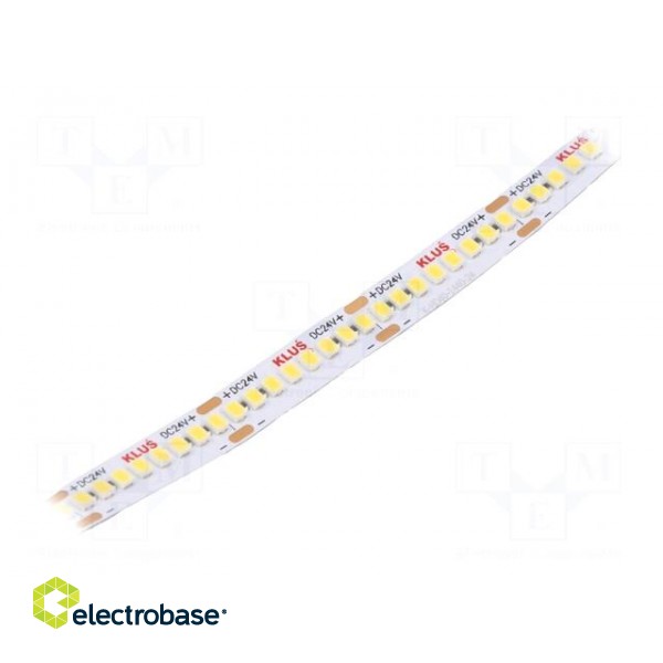 LED tape | white neutral | 24V | LED/m: 240 | 10mm | IP20 | 120° | 14.4W/m
