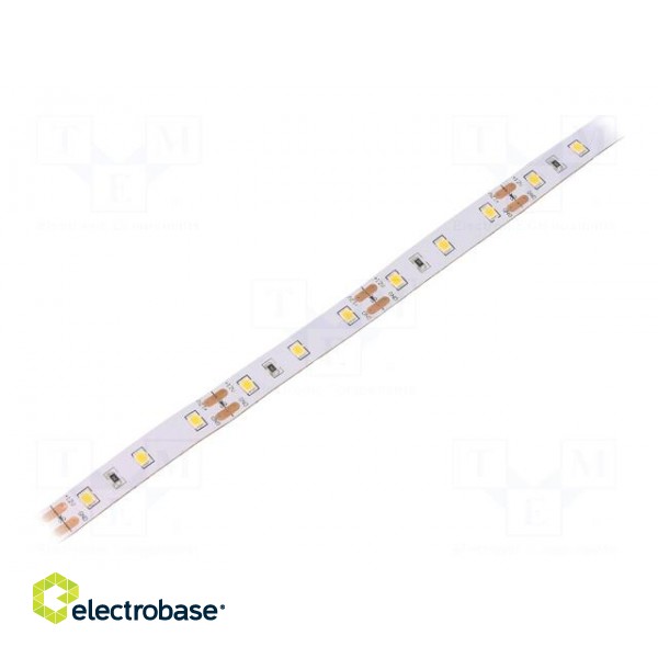 LED tape | white neutral | 2835 | 12V | LED/m: 60 | 10mm | white PCB | IP20