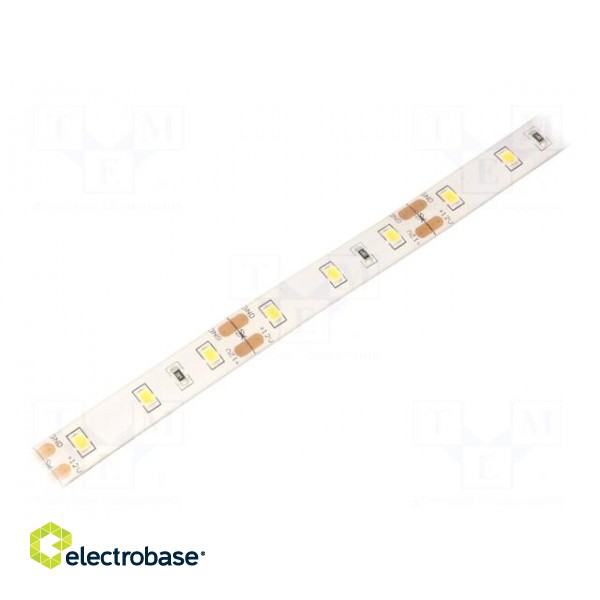 LED tape | white neutral | 2835 | 12V | LED/m: 60 | 10mm | IP65 | 12W/m