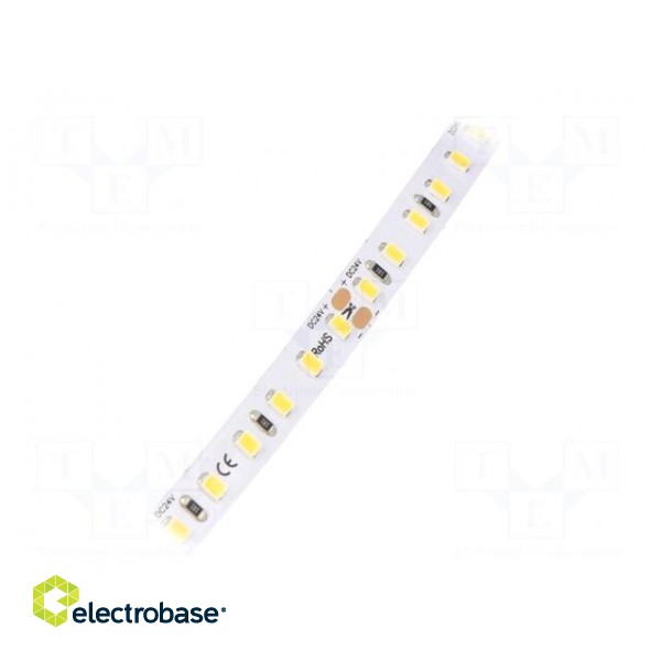 LED tape | white neutral | 2835 | 24V | LED/m: 120 | 8mm | IP33 | 120°