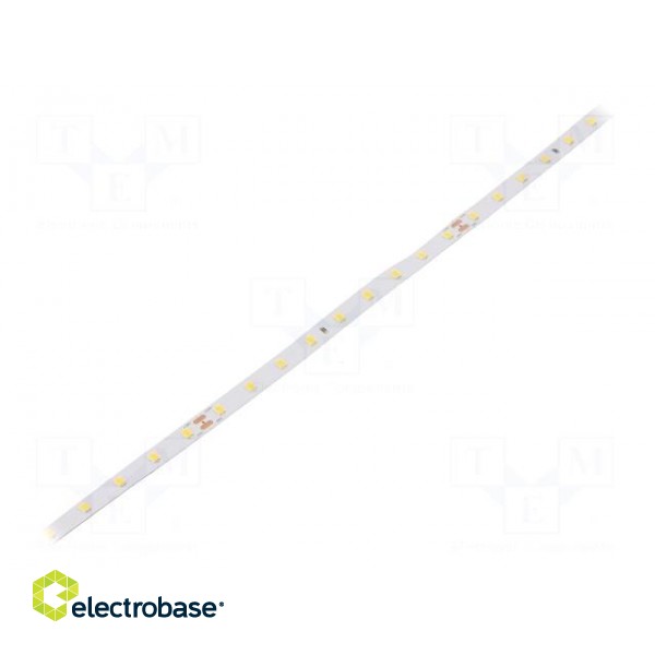 LED tape | white neutral | 2835 | 24V | LED/m: 72 | 8mm | white PCB | IP20