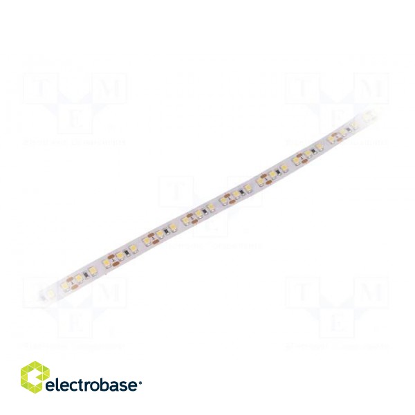 LED tape | white neutral | 3528 | 12V | LED/m: 120 | 10mm | white PCB