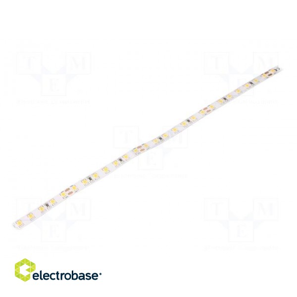LED tape | white warm | 24V | LED/m: 112 | 8mm | IP20 | 120° | 12W/m