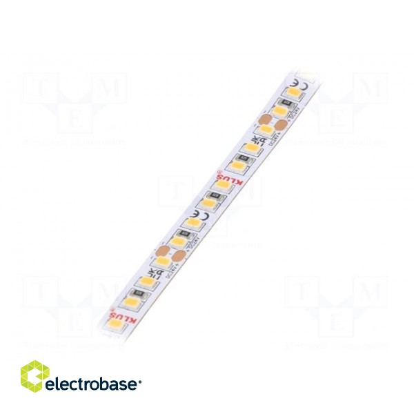LED tape | white warm | 24V | LED/m: 140 | 8mm | IP20 | 120° | 9.6W/m