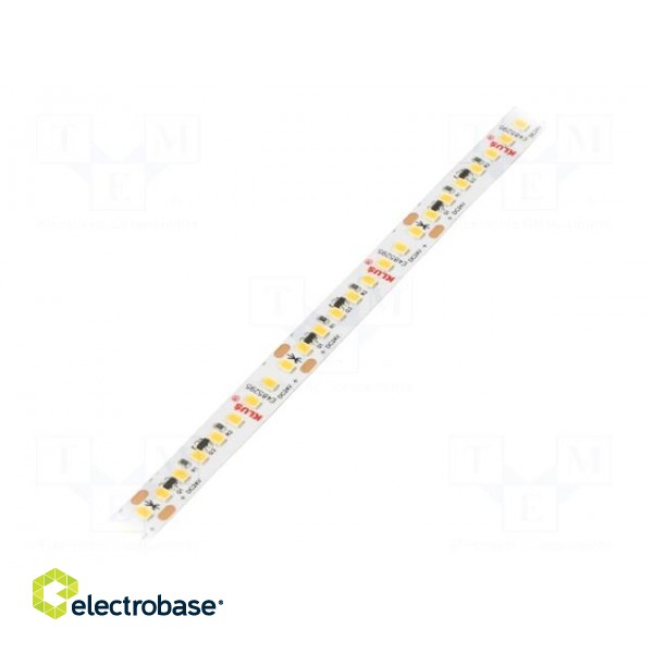 LED tape | white warm | 24V | LED/m: 160 | 10mm | IP20 | 120° | 19.2W/m