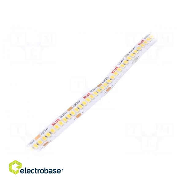 LED tape | white warm | 24V | LED/m: 240 | 10mm | IP20 | 120° | 14.4W/m