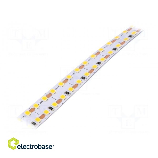LED tape | white warm | 24V | LED/m: 280 | 14mm | IP20 | 120° | 19.2W/m