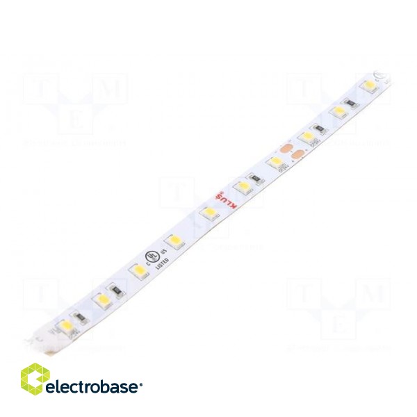 LED tape | white warm | 24V | LED/m: 70 | 8mm | IP20 | 120° | 4.8W/m