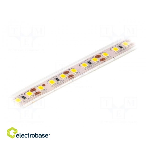 LED tape | white warm | 2835 | 12V | LED/m: 120 | W: 10mm | 120° | IP65 | 6W/m image 1