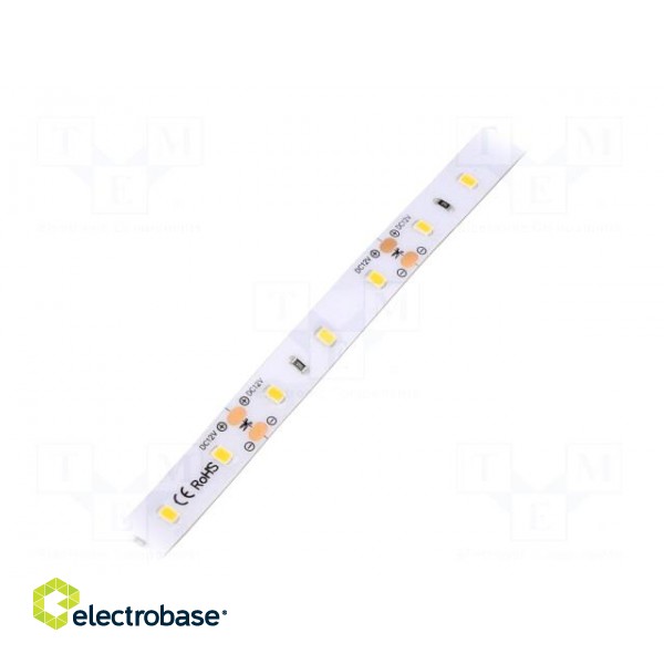 LED tape | white warm | 2835 | 12V | LED/m: 60 | 10mm | IP64 | 120° | 12W/m