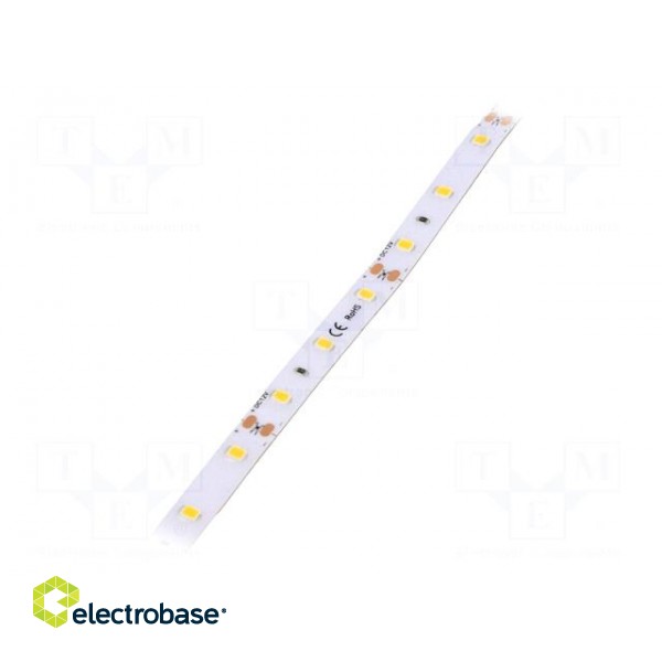 LED tape | white warm | 2835 | 12V | LED/m: 60 | 8mm | IP64 | 120° | 6W/m