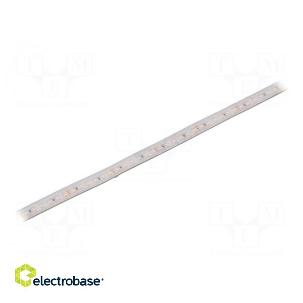 LED tape | white warm | 2835 | 24V | LED/m: 120 | 10mm | white PCB | IP65