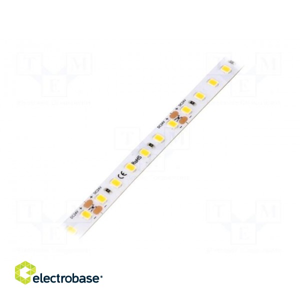 LED tape | white warm | 2835 | 24V | LED/m: 120 | 8mm | IP64 | 120° | 9.6W/m
