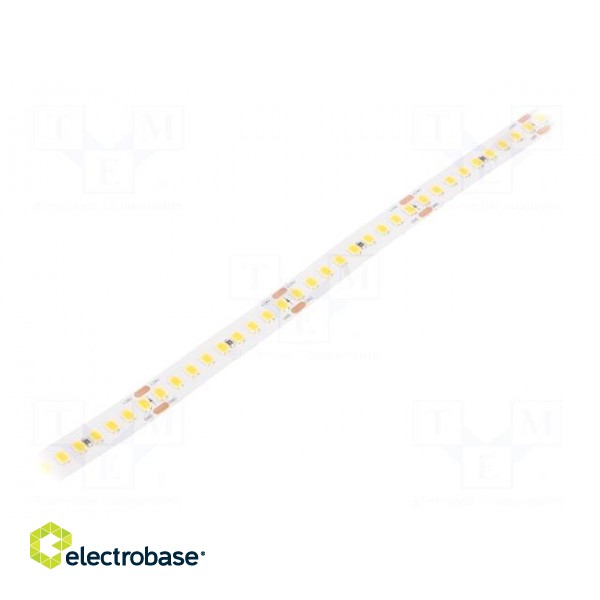 LED tape | white warm | 2835 | 24V | LED/m: 180 | 10mm | white PCB | IP20