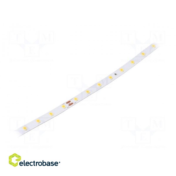 LED tape | white warm | 2835 | 24V | LED/m: 72 | 8mm | white PCB | IP20