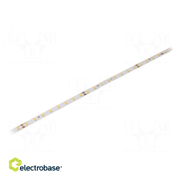 LED tape | white warm | 2835 | 24V | LED/m: 80 | 8mm | IP20 | 120° | 4.3W/m
