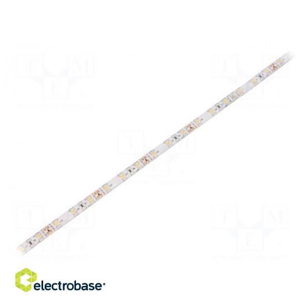 LED tape | white warm | 3528 | 12V | LED/m: 60 | 8mm | IP65 | 4.8W/m