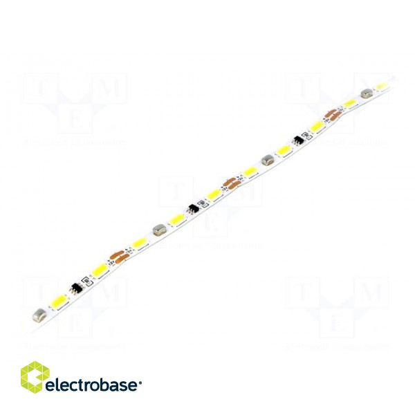 LED tape | white warm | 5630 | 12V | LED/m: 66 | W: 5mm | 120° | IP20 | 21W/m
