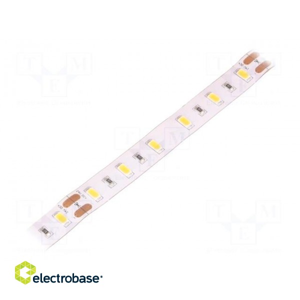 LED tape | white warm | 5630 | 24V | LED/m: 60 | 12mm | IP65 | 24W/m