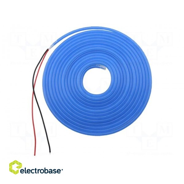 NEON LED tape | blue | 2835 | 12V | LED/m: 120 | 6mm | IP65 | 8W/m | Thk: 12mm image 1
