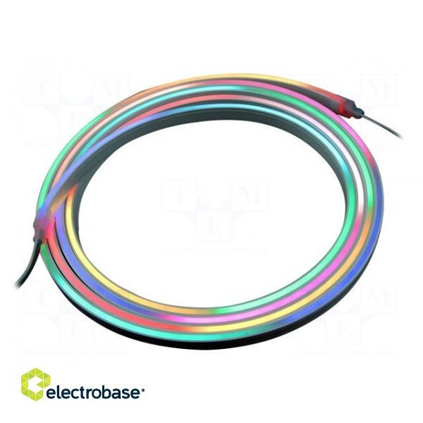 NEON LED tape | RGB | 3528 | 5V | LED/m: 96 | 6mm | IP65 | 19W/m | Thk: 12mm image 3