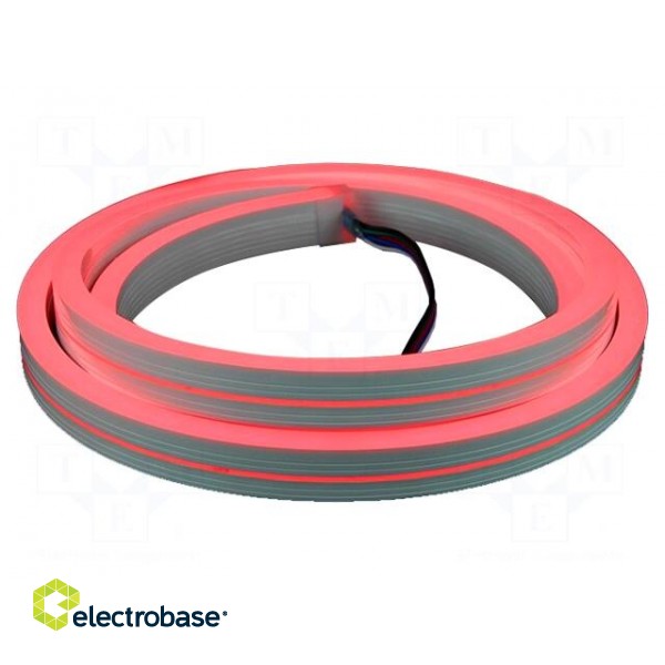 NEON LED tape | RGBW | 24V | 10mm | IP65 | 19.2W/m | Thk: 20mm | bendable image 3