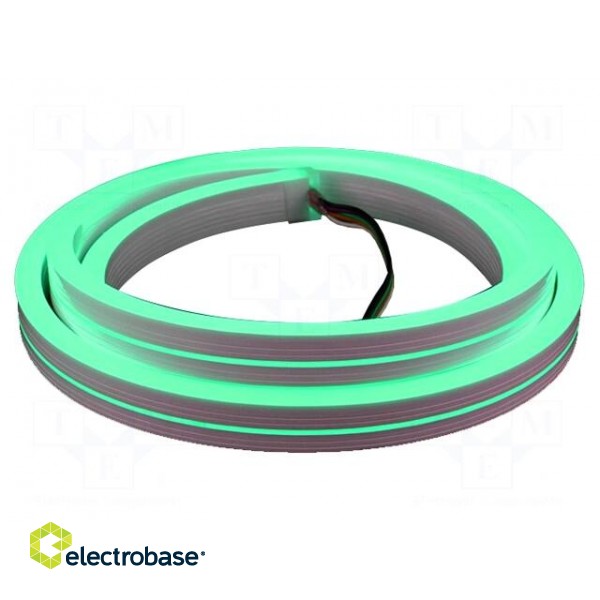 NEON LED tape | RGBW | 24V | 10mm | IP65 | 19.2W/m | Thk: 20mm | bendable image 2