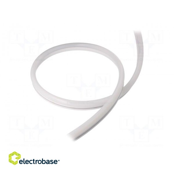 NEON LED tape | white cold | 24V | LED/m: 120 | 10mm | IP65 | 9.6W/m image 1
