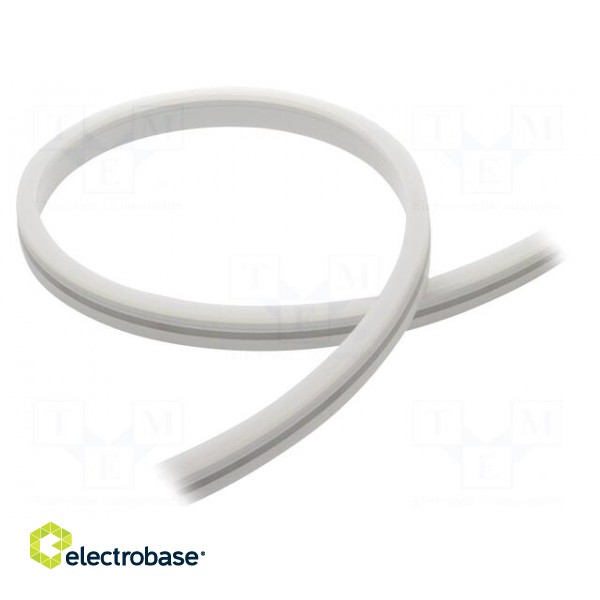 NEON LED tape | white cold | 24V | LED/m: 120 | 10mm | IP65 | 9.6W/m image 1