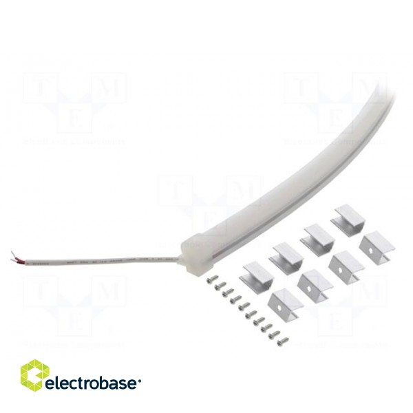 NEON LED tape | white neutral | 24V | LED/m: 120 | 10mm | IP65 | 9.6W/m image 2