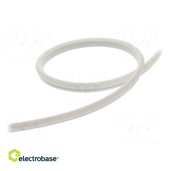 NEON LED tape | white warm | 24V | LED/m: 120 | 8mm | IP65 | 6W/m paveikslėlis 1