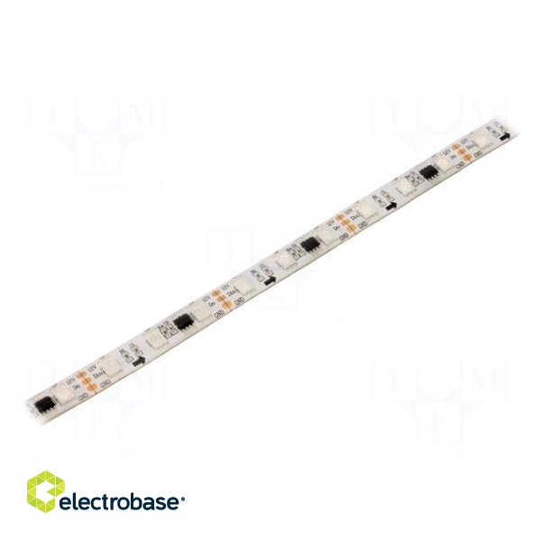 Programmable LED tape | RGB | 5050 | 12V | LED/m: 60 | 10mm | IP65 | 140°