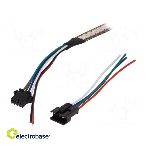 Programmable LED tape | RGB | 5050 | 5V | LED/m: 144 | 12mm | IP20 | 140° фото 2