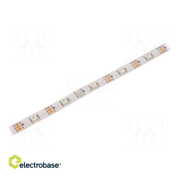 Programmable LED tape | RGB | 5050 | 5V | LED/m: 30 | 10mm | 140° | IP65
