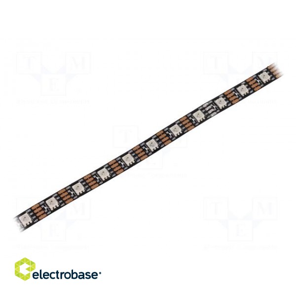 Programmable LED tape | RGB | 5050 | 5V | LED/m: 60 | 10mm | 140° | IP20 image 1